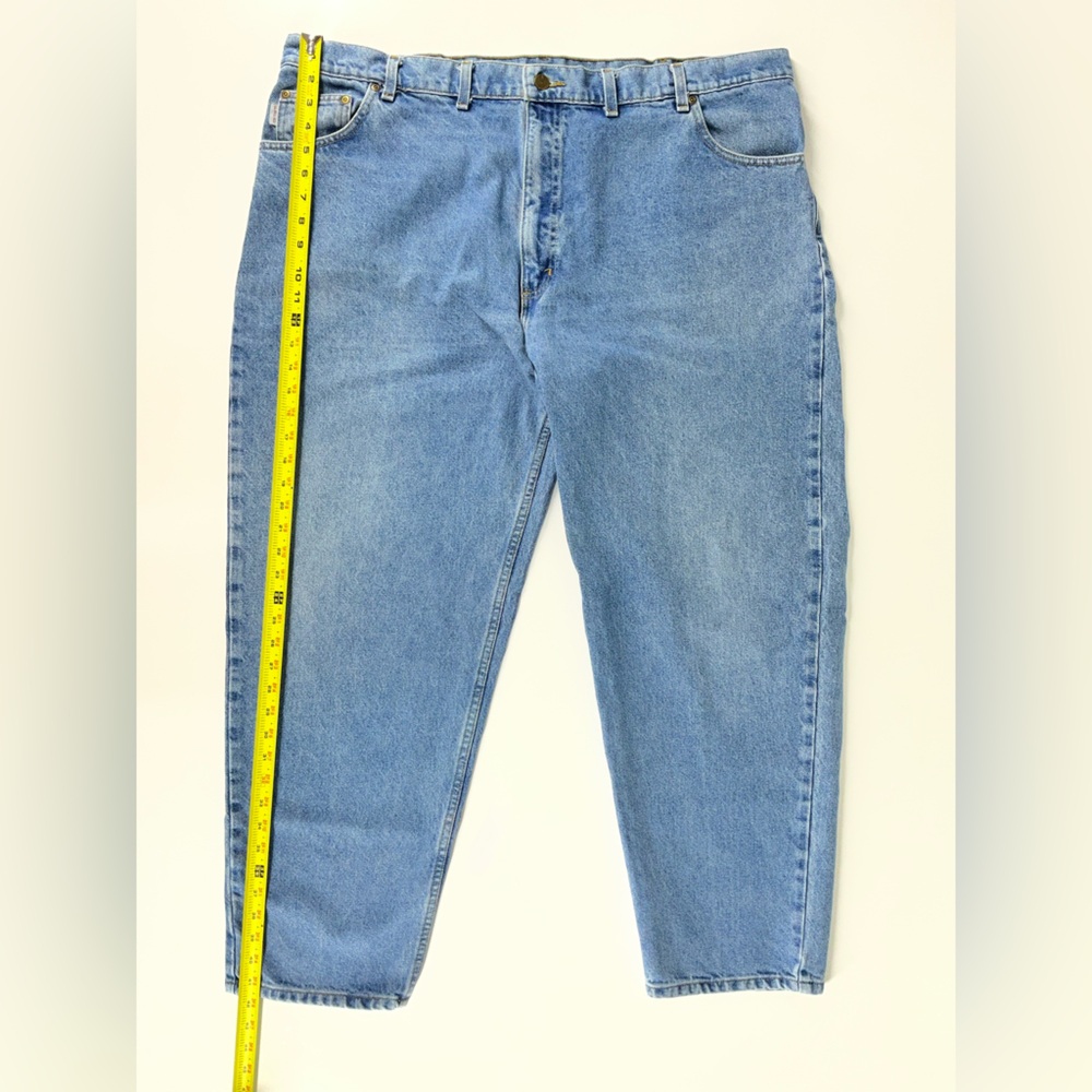 Carhartt Mens Relaxed Fit Classic Stonewash Denim Jeans Size 46 x 30 - Picture 9 of 14